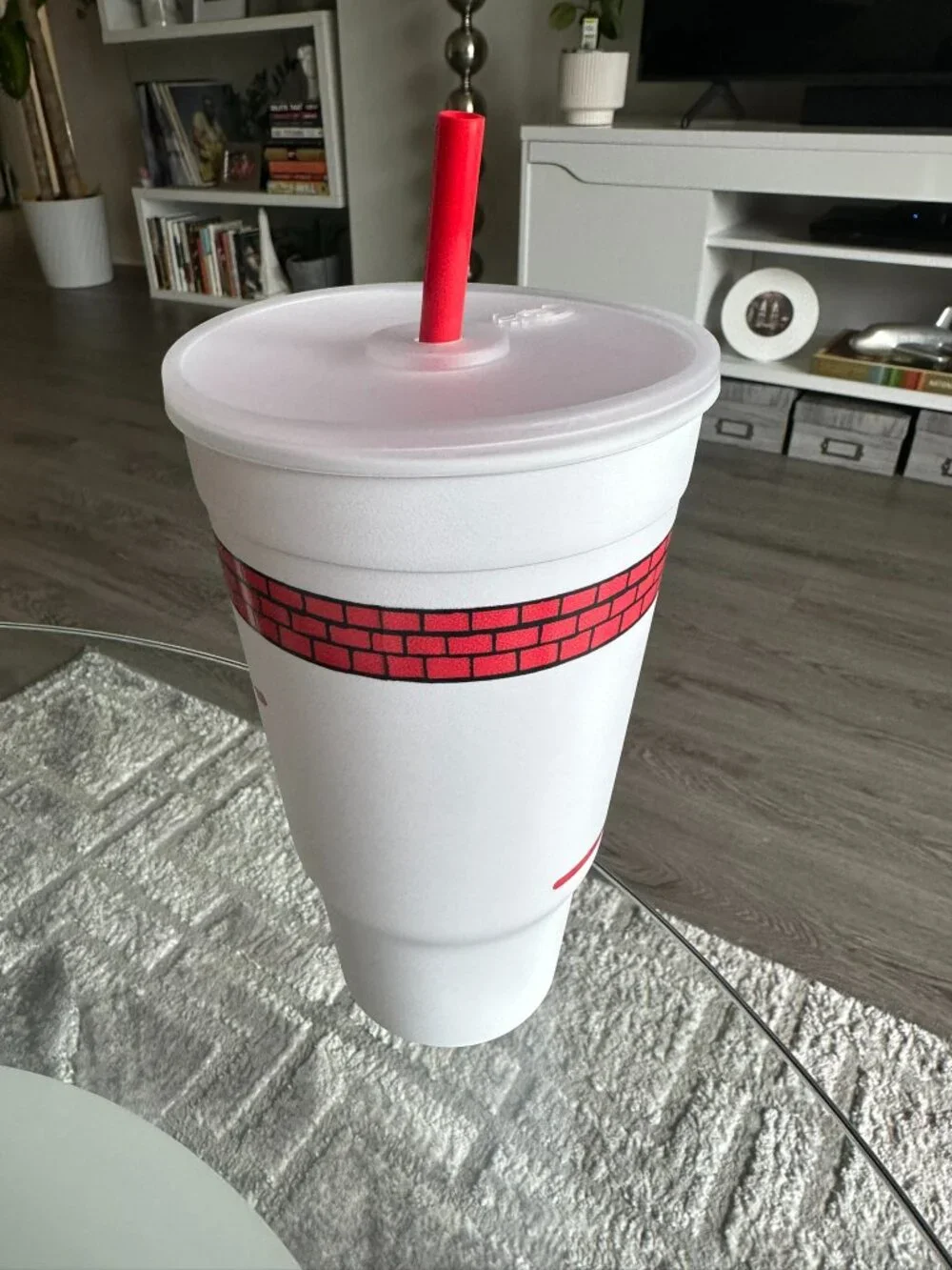 Chick-Fil-A 1967 Classic Cup Retro Reusable Tumbler With Straw Chickfila Bricks